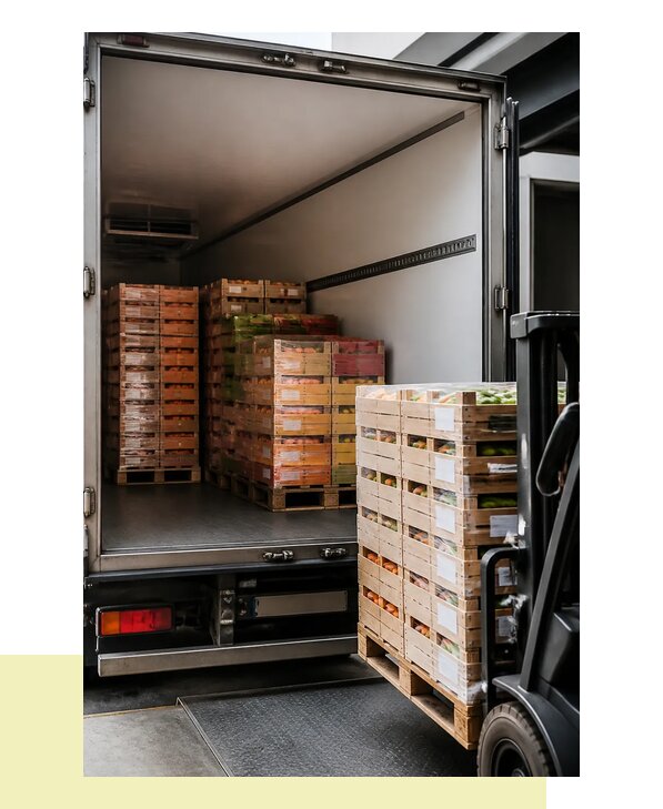 Перевозка сельхозпродукции на паллетах с доставкой в Вольск